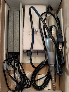 Professional Electric Dog Nail Grinder - Silver/Black